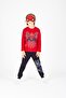 Boy's Masked Pajama Set / Seasonal Pajama Set / Red Pajama Set
