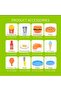 NEW 34pcs Pretend Play Food Set,Kitchen Cutting Toys,BPA Free Plastic Fruits & Vegetable - 2