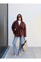 Double-Breasted Collar Belted Trench - 6