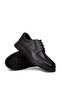 Men's Black Genuine Leather Casual Shoes - 3