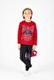 Boy's Masked Pajama Set / Seasonal Pajama Set / Red Pajama Set - 3