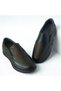 Kardeşlershoe Men's Genuine Leather Ultra Comfortable Poly Orthopedic Sole Black Casual Dad Shoes - 3