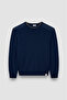 Men's Knitted Wool Roundneck Sweater - 6