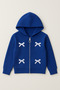 Girl's Hooded Zippered Sweatshirt I Soft Fabric with Bow Detail I School, Nursery I - 5