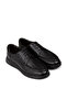 Men's Black Genuine Leather Casual Shoes - 4