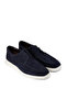 Men's Navy Blue Genuine Suede Casual Shoes - 4