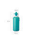 Drinking Bottle Pop-Up Campus 400 ml / 14 oz - Turquoise - 2