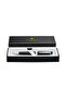 Bailey Light™ Polished Black Resin with Polished Chrome Appointments Ballpoint Pen (Blue Ink) - 4