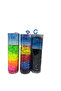3-Piece Transparent Colorful Non-Breakable Rubber Buckle Perm Rubber Buckle