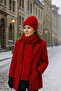Women's Elegant Knitted Patterned Beanie & Scarf Set - 5