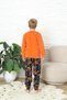 New Style Autumn/Winter Boys' Basketball Pattern Fleece Pajama Set 4562 - 6