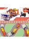 NEW Car Tow Truck Toy Children with 4 Mini Cars, Car Transporter Truck Toy with Sound - 6