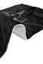 Mosque Nebevi Embroidered Velvet Prayer Rug Black - 4