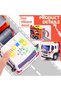 NEW Car Tow Truck Toy Children with 4 Mini Cars, Car Transporter Truck Toy with Sound - 5