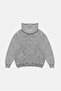 V2 Lip Teeths Printed Oversize Unisex Washable White Hoodie - 2