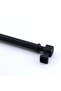 Furniture Drawer Kitchen Cabinet Cupboard Handles Kulb 12.8 cm 128 mm Flat Black Metal Handle - 5