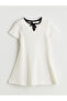 Mg trenden ecru bicycle collar girl's dress - 2