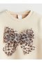 Sparkling Choices from Shining Store |   Crew Neck Bow Printed Girls' Sweatshirt - 3