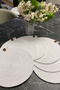6-Piece Wicker Placemats, Jute American Service Plate Mats - Lux Tableware Presentation Stain Resistant - 6 Jute Placemats - 3