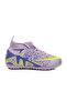 Children's Carpet Field Shoes Air 600 F with Lilac Purple Socks - 2