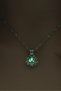 Pearl Necklace That Glows in the Night and Darkness Inside the Lotus - 2