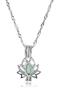 Pearl Necklace That Glows in the Night and Darkness Inside the Lotus - 3