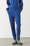 Women's Alian Soft Textured Jogging Pants (Cupro) - Navy - 5