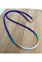 Blue and White Design Necklace - 2
