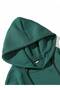 Manfinity Homme Men's Casual Letter Print Hoodie with Drawstring, Suitable for Autumn - 4