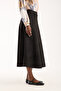 Women's Long Suede Skirt Flawless/Mevlana Model 90 cm Full Length - 7