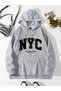 Moosta Plus Size Women's Slogan Letter'Nyc All Girls Team Sports Club' City Name Graphic - 3