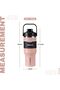 1000ml Insulated Water Bottle Tumbler with 2-in-1 Straw & Sip Lid – Keeps Drinks Hot 12H / Cold 24H - 5