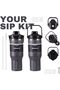 1000ml Insulated Water Bottle Tumbler with 2-in-1 Straw & Sip Lid – Hot 12H / Cold 24H - 7