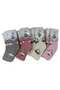 & Vip Series 6 Pairs Cotton Winter Thick Terry Baby Girl Socks - 3