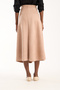 Women's Long Suede Skirt Flawless/Mevlana Model 90 cm Full Length - 7