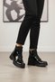 Black Patent Leather Inside Fleece Cold Resistant Non-Slip Sole Women's Boots 112 Z - 3