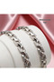 Melekcehobi Jewelry Xuping Elegant Stone Detailed Geometric Pattern Silver Color Bracelet - 2