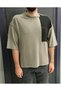 Short Sleeve Modal Fabric T-Shirt with Zipper Pocket Detail - 3
