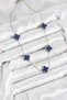 316L Steel Chain Silver Navy Blue Color Clover Women's Necklace Tj-Bko10587 - 2