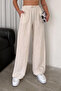 Women's Linen Elastic Waist Loose Pants – Natural & Comfortable Style - 2