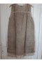 Superior Quality, 100% Washed, Stonewashed Cotton Woven, Lace Detail, Neck Lace-Up, Sleeveless Dress - 4