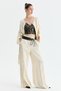 Siyah Dantelli Topcrop