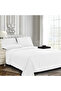 Luxury Hotel Collection Bed Sheets – 4-Piece Double Set, White Striped, 100% Cotton Comfort - 3