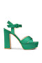 Women's Green Evening Dress Shoes