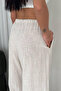 Women's Linen Elastic Waist Loose Pants – Natural & Comfortable Style - 6