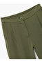 Aerobin Fabric Pleated Pocket Culotte Fit Short Loose Short-Leg Pants - 3