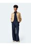 Classic Collar Buttoned Pocket Detailed Crop Jacket - 2