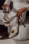 Lisbon Buckle Strap Detailed Blunt Toe Heeled Stylish Women's Shoes