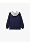 Licensed Hooded Long Sleeve Embossed Printed Sweatshirt - 2