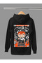 Pistols Printed Cotton Long Sleeve Ribbed 3-Ply Hooded Rock Sweatshirt